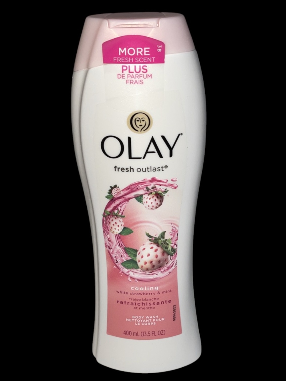 Olay Fresh Outlast Cooling White Strawberry & Mint Body Wash 13.5 Oz New